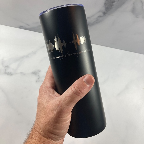 In The Morning When I Rise, Give Me Jesus Soundwave 20oz Tumbler - Picture 2 of 5